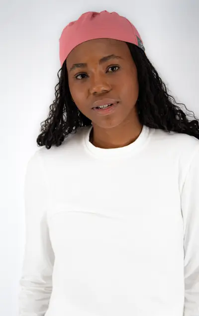 Women's long-sleeve underscrub in white