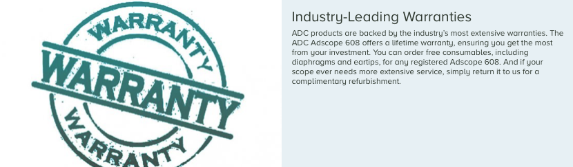 ADC Adscope® 608 ADC Adscope® 608
